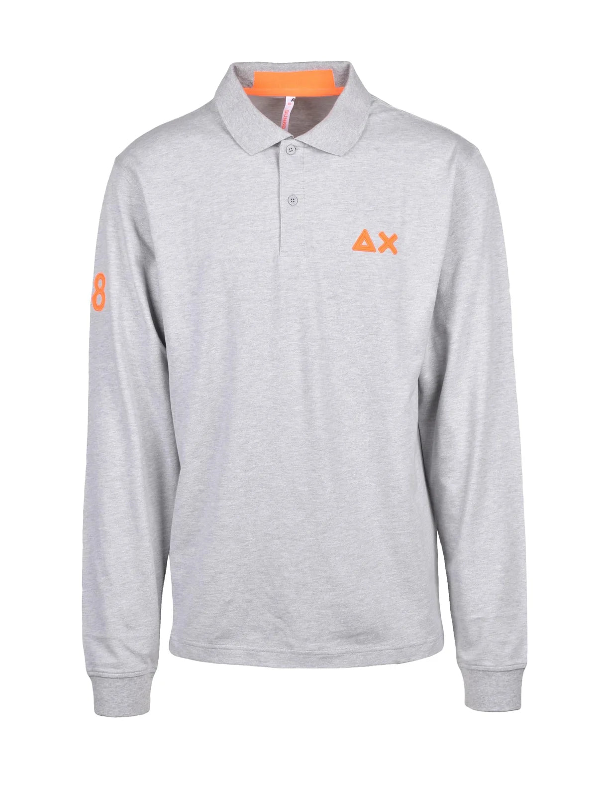 Sun68 Polo Stretch Cotone - Grigio Chiaro