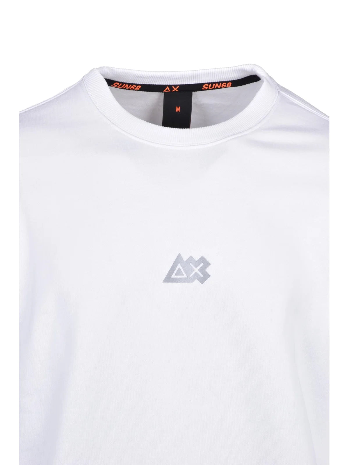 Sun68 Felpa Cotone Poliestere - Bianco