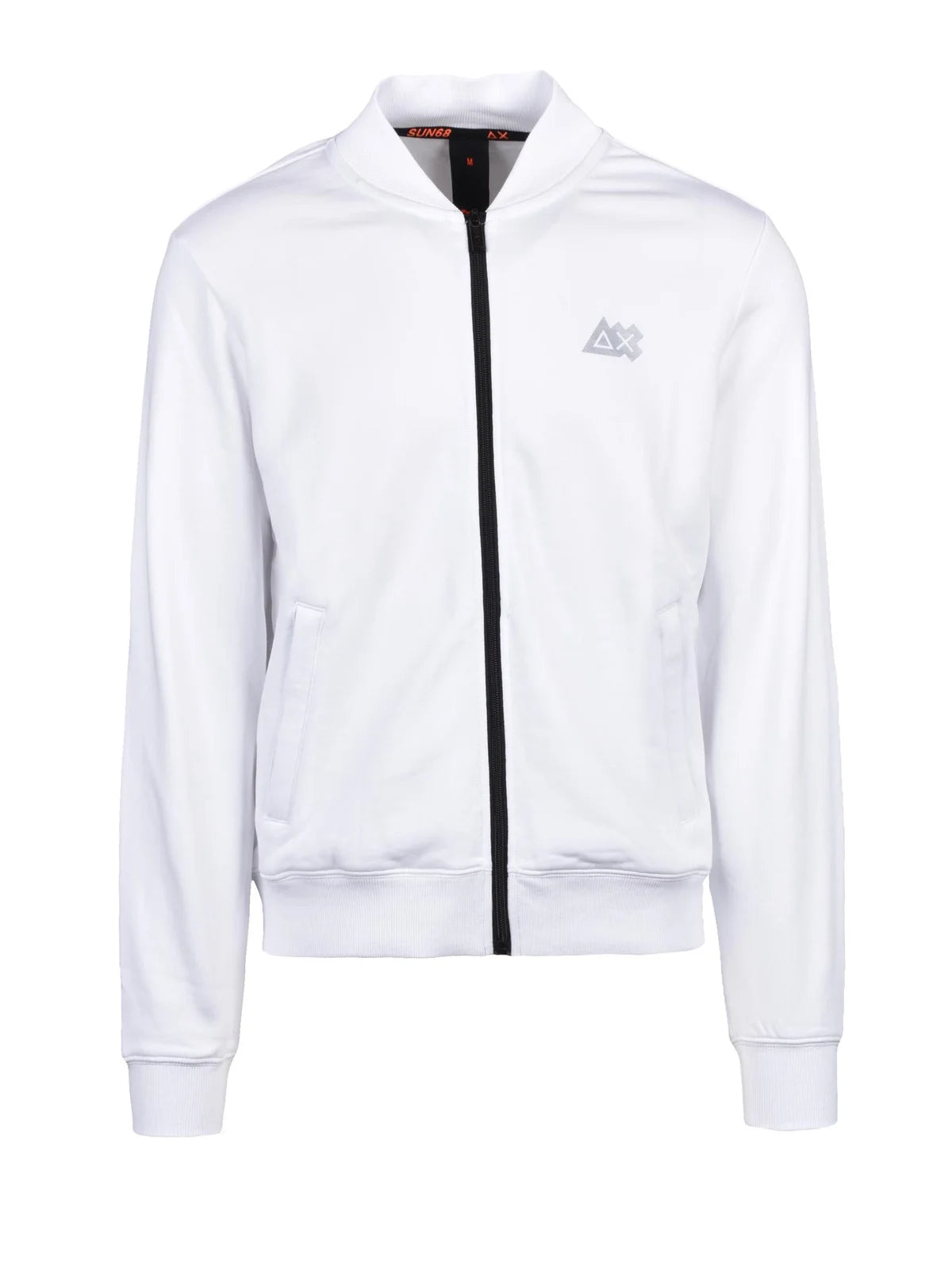 Sun68 Felpa con Cappuccio Cotone Poliestere - Bianco