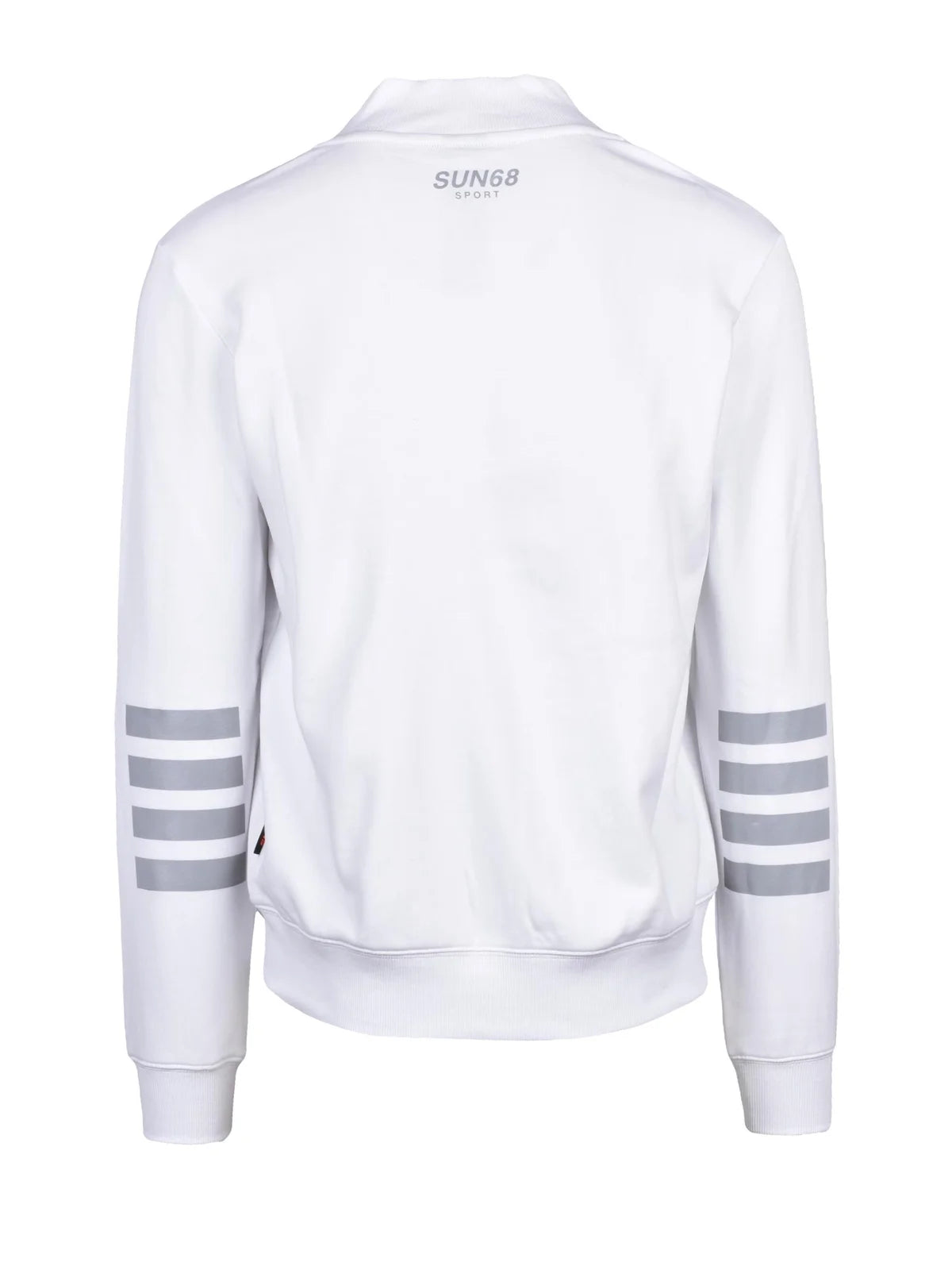 Sun68 Felpa con Cappuccio Cotone Poliestere - Bianco