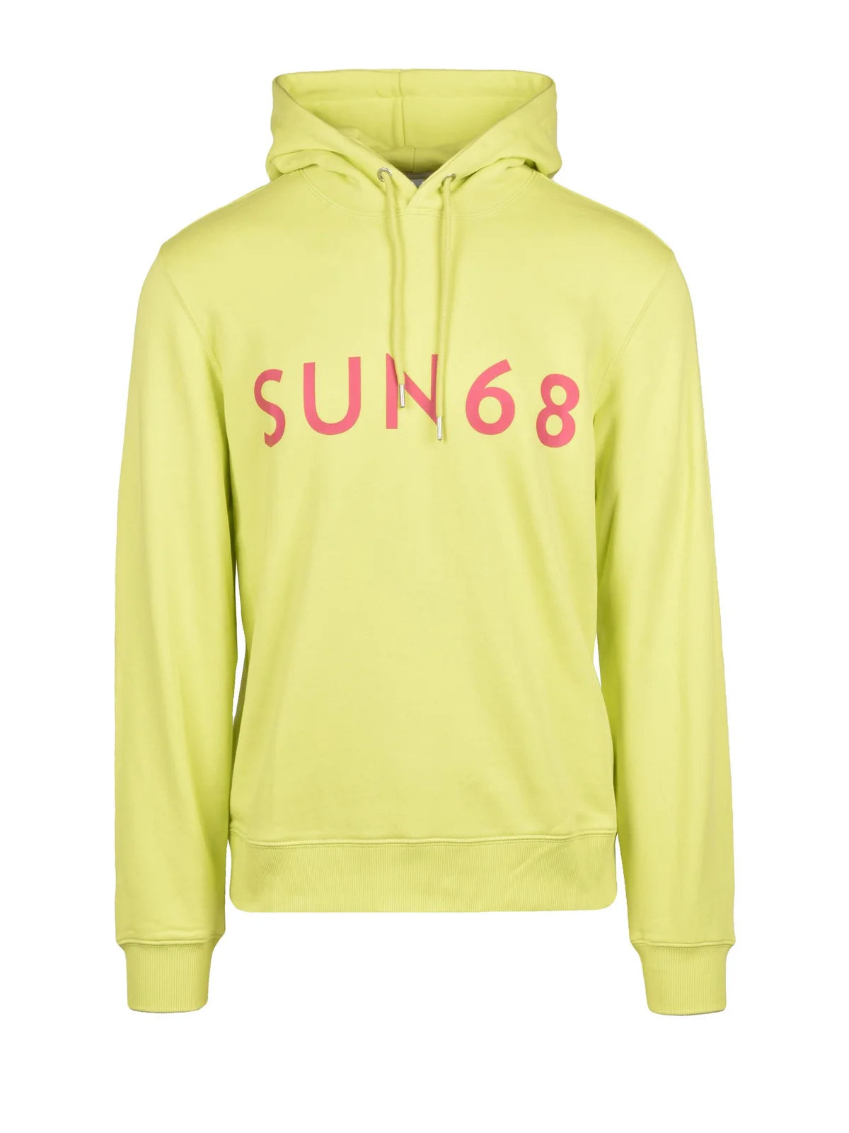 Sun68 Felpa Cappuccio Cotone Poliestere - Giallo