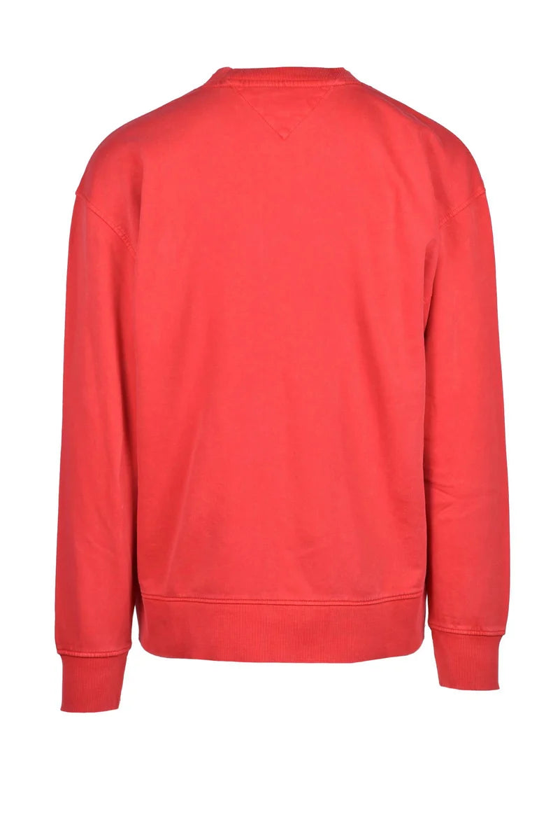 Tommy Jeans Felpa Girocollo - Rosso