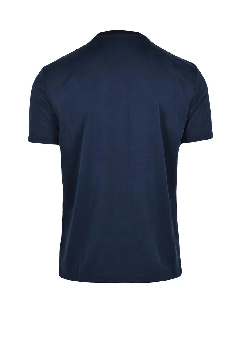 EA7 Emporio Armani Lyocell Polyester T-shirt - Blue