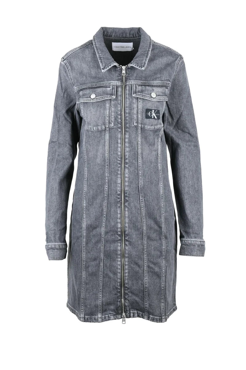 Calvin Klein Jeans Denim Dress - Grey