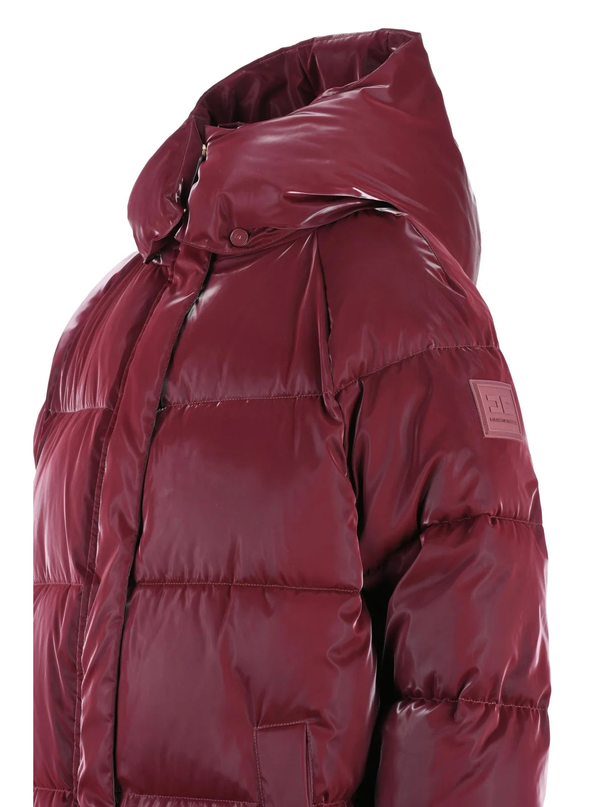 Elisabetta Franchi Piumino Zip - Rosso