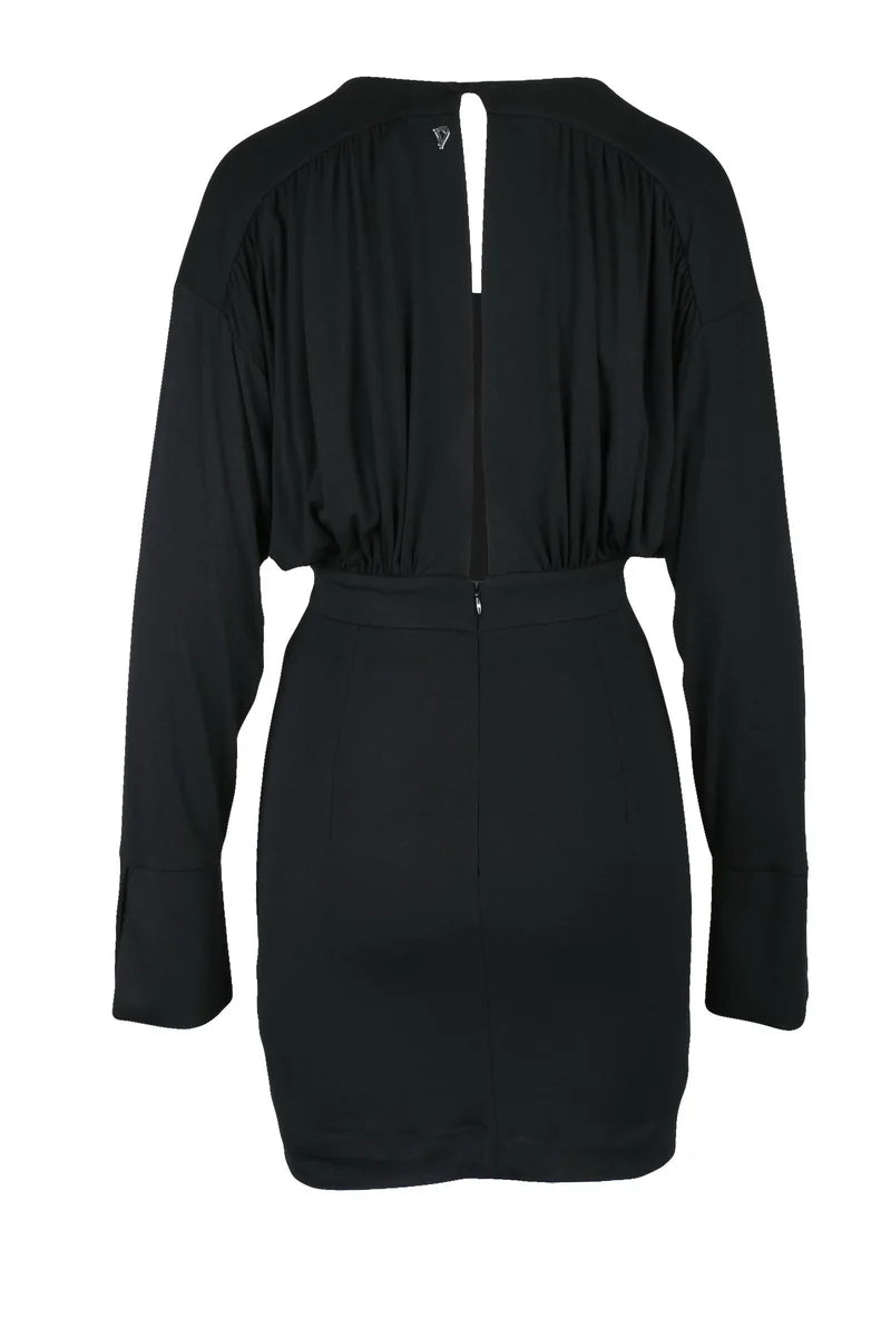 Dondup Abito Jersey Zip Raglan - Nero
