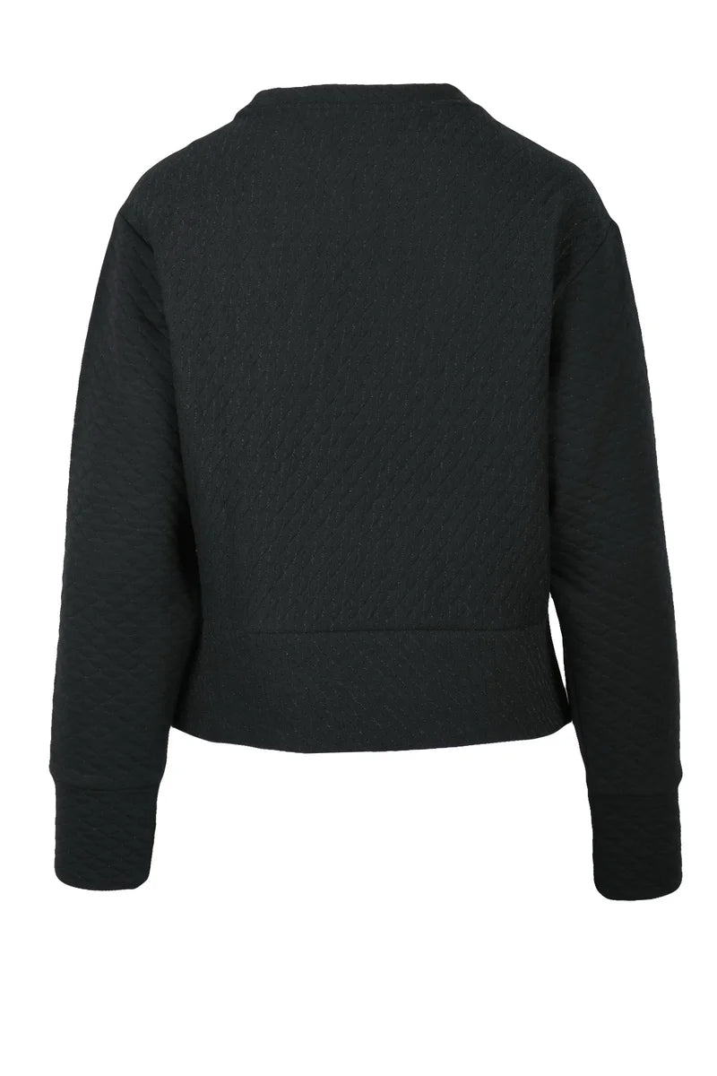 Armani Exchange Cotton Blend Sweatshirt - Black