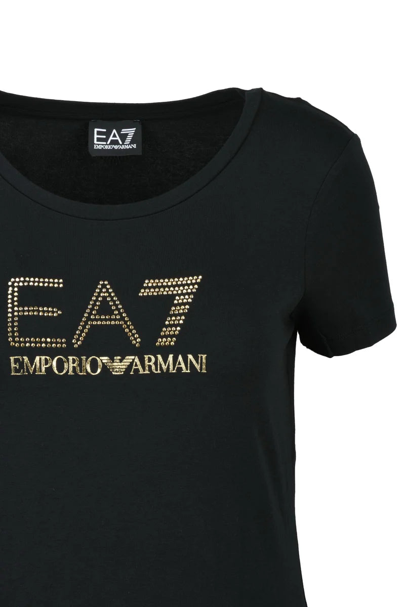 EA7 Emporio Armani T-shirt Cotone Modal Stretch - Nero