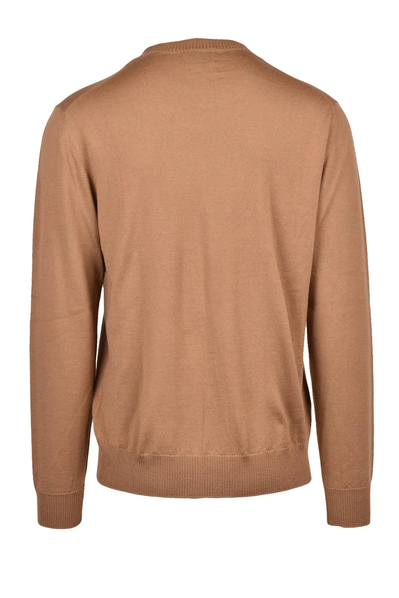 Ballantyne Pullover Girocollo Lana - Rosso