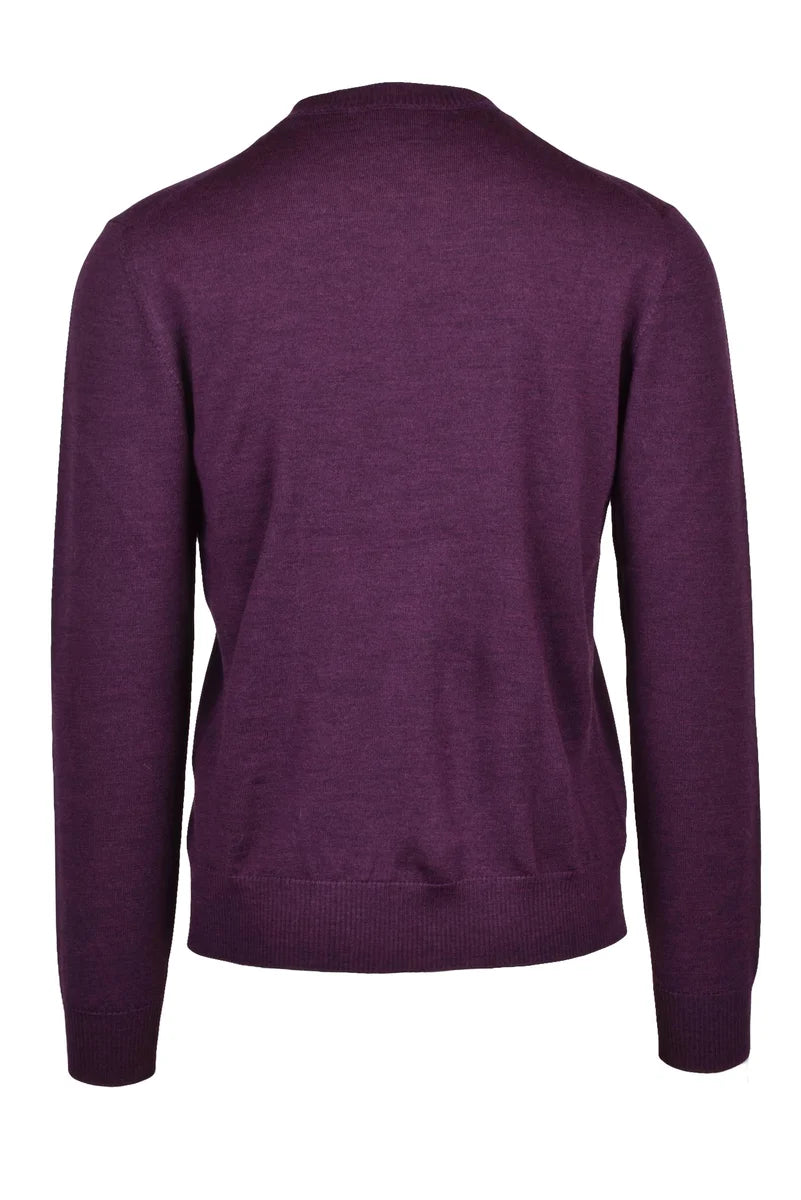 Ballantyne Pullover Girocollo Lana - Rosso