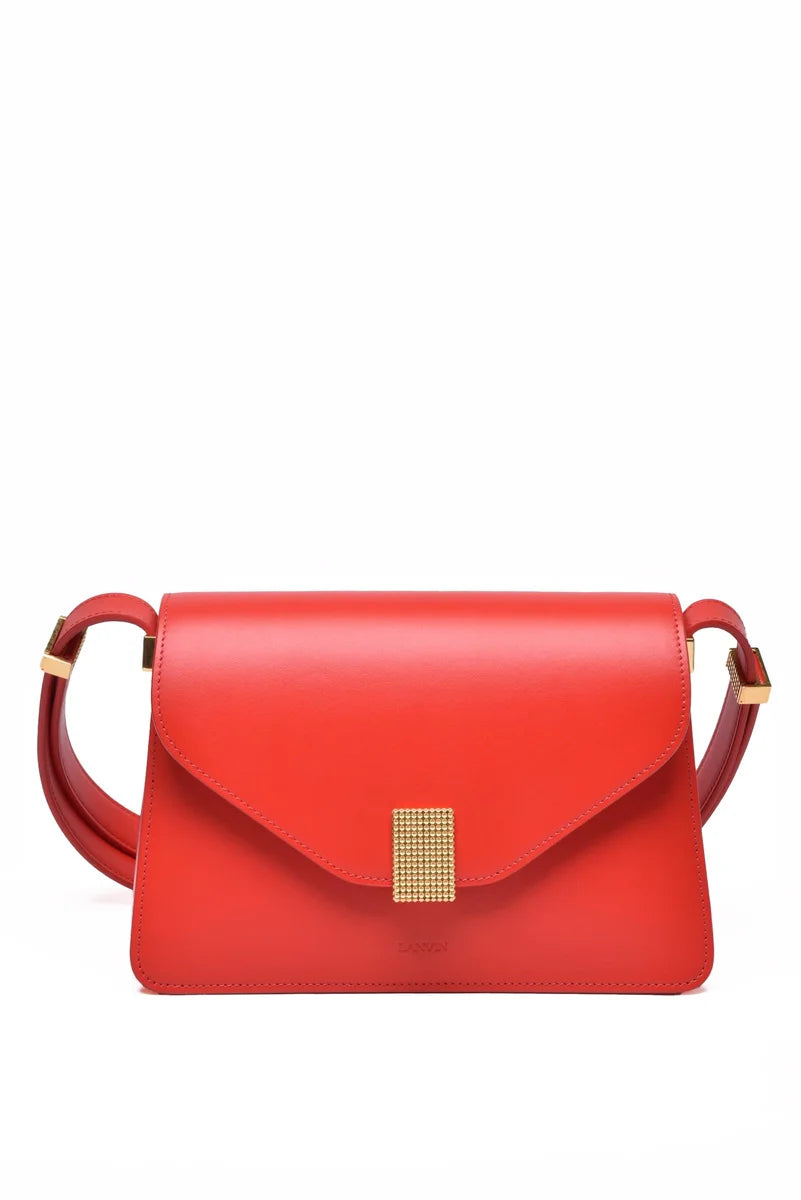 Lanvin Borsa a Spalla Pelle - Rosso