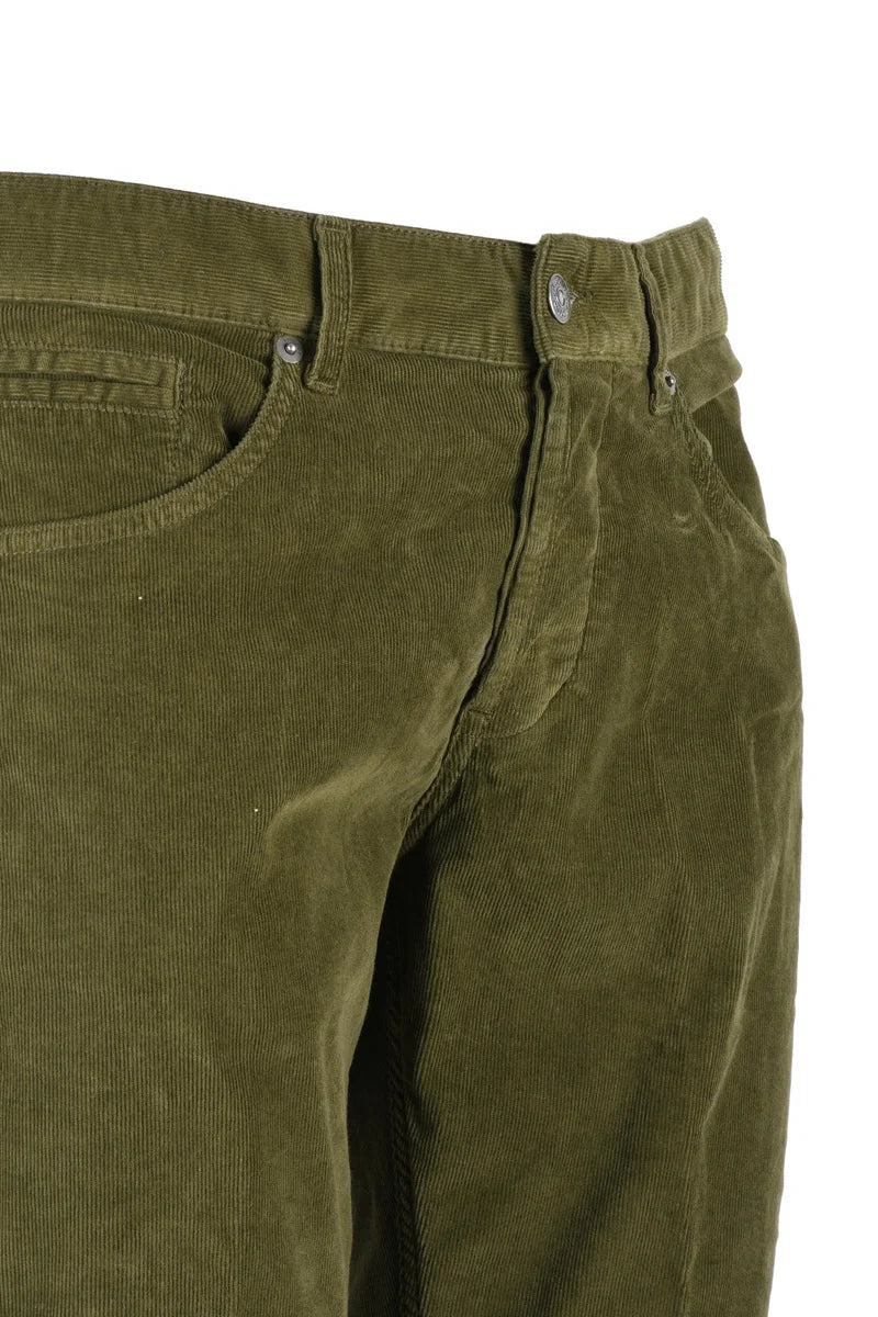 Dondup Pantaloni George Velluto - Verde