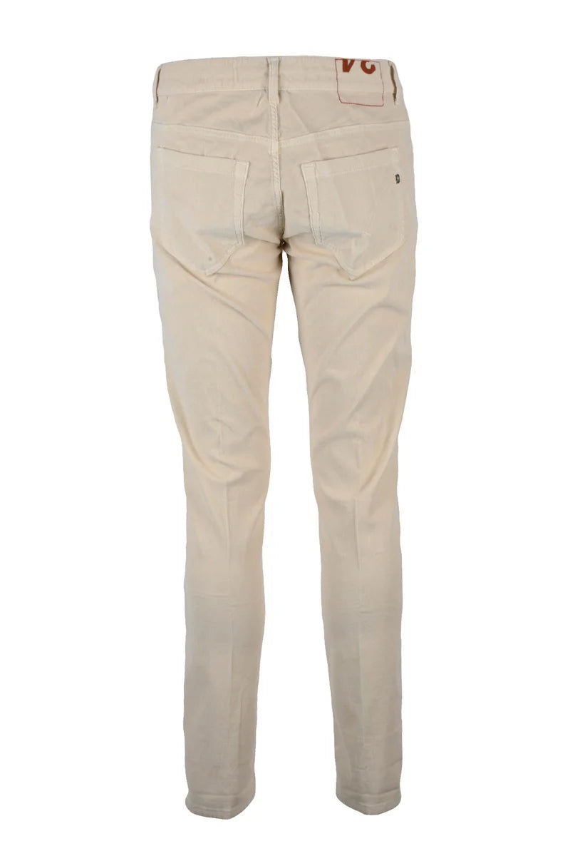 Dondup Pantaloni George Velluto - Verde