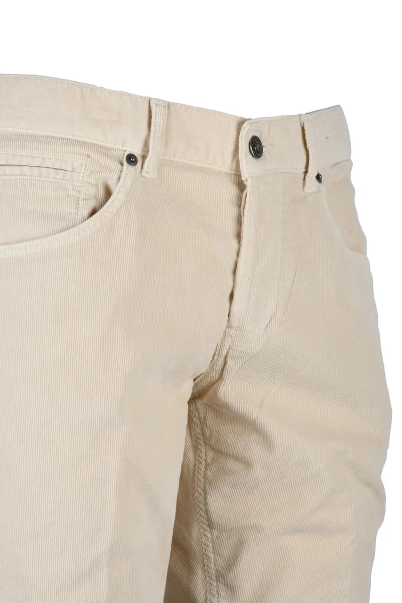 Dondup Pantaloni George Velluto - Verde