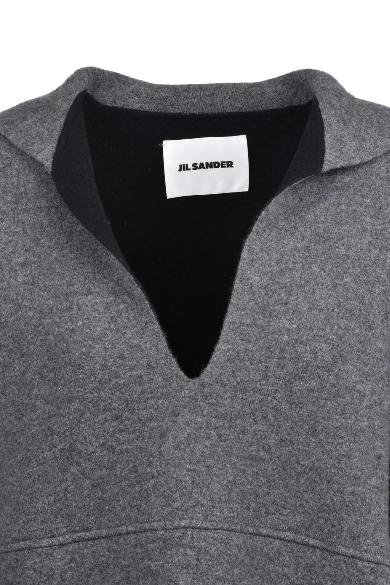 Jil Sander Maglia Over Reversibile - Grigio