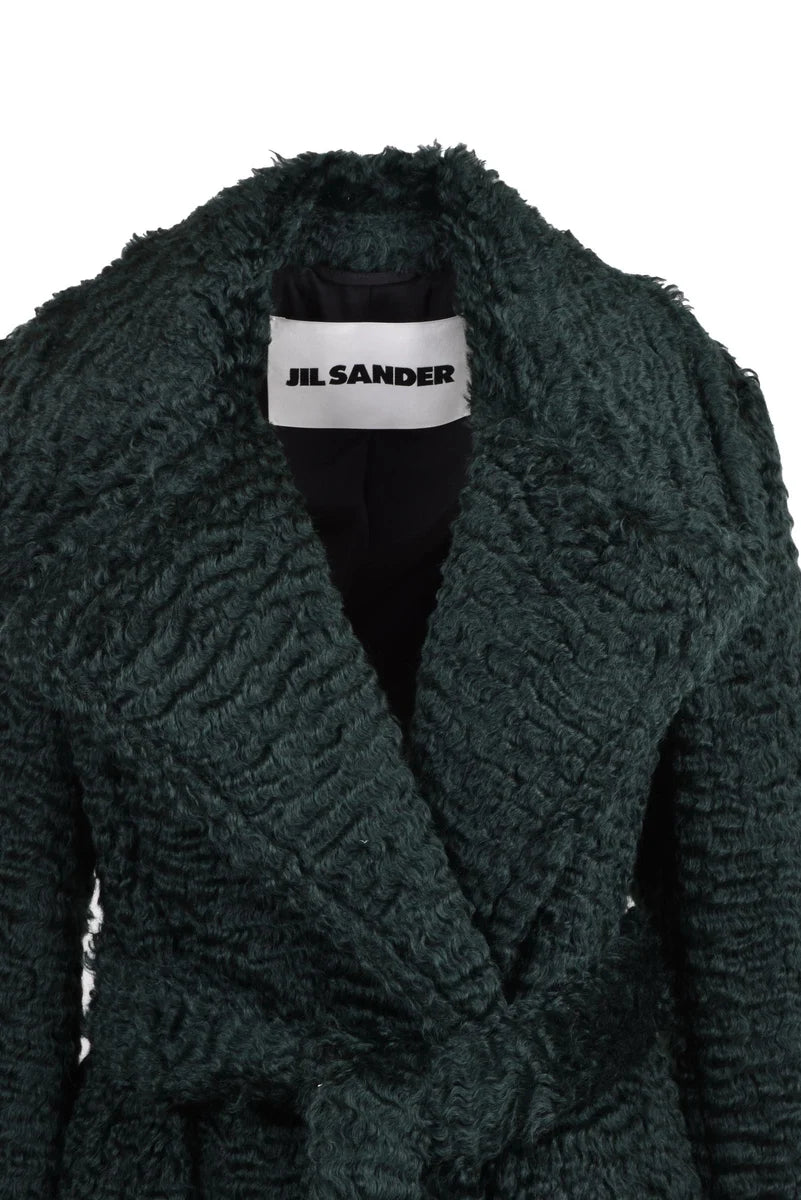 Jil Sander Cappotto Mohair - Blu