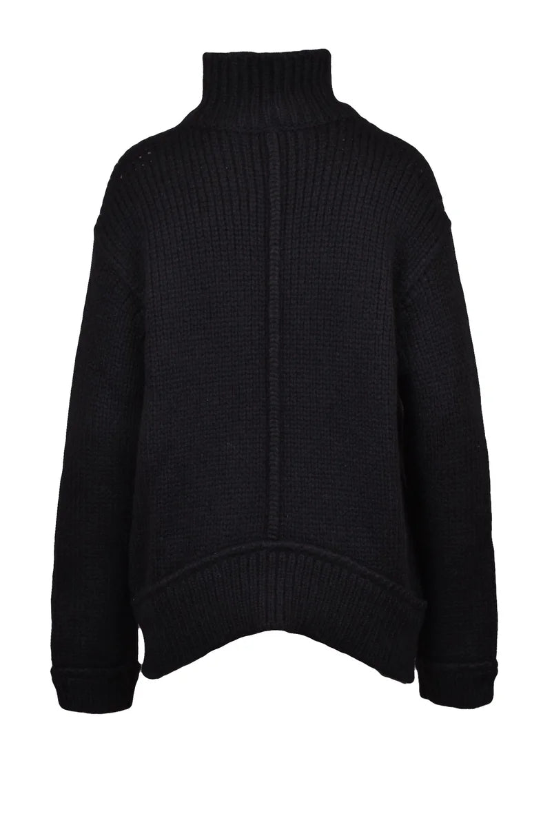 Tom Ford Maglione Lupetto Alpaca - Nero