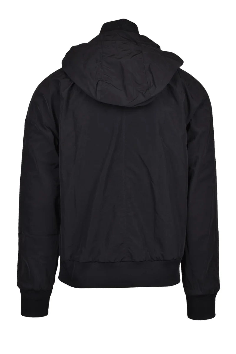 Palm Angels Cappotto Monogram Nylon - Nero