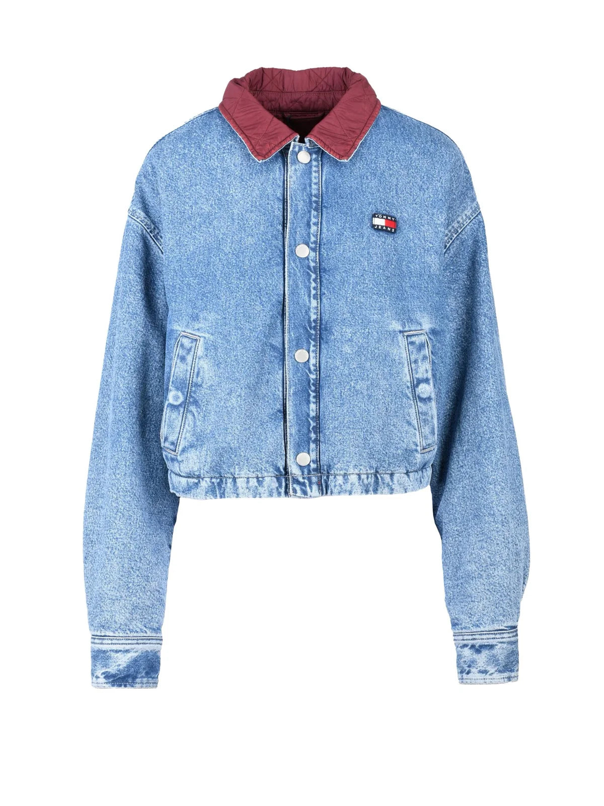 Tommy Jeans Cappotto Denim Reversibile - Blu