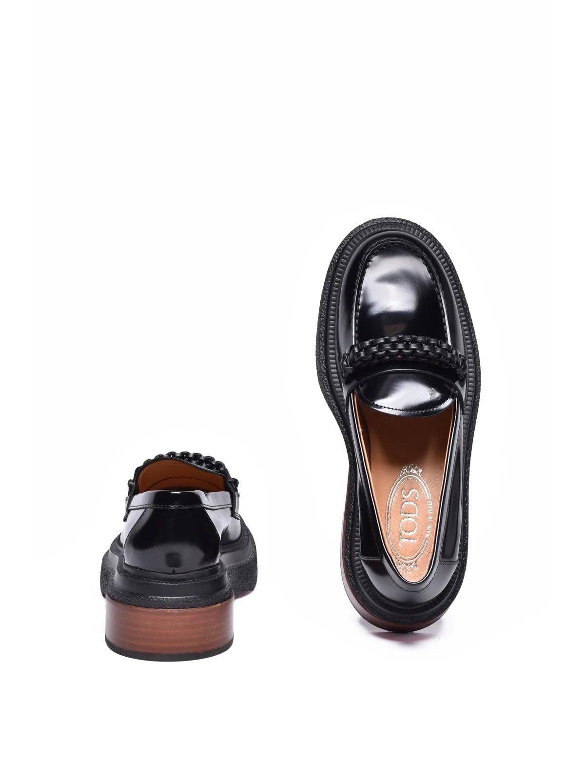 Tod's Mocassino con Tacco - Nero