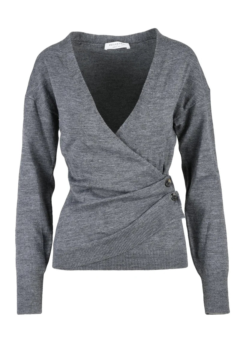 Philosophy Di Lorenzo Serafini Maglione Girocollo - Grigio