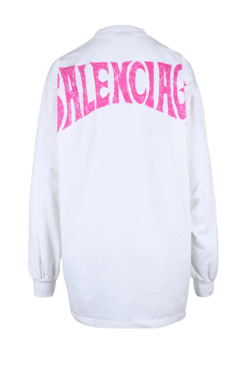 Balenciaga T-shirt Oversize - Bianco