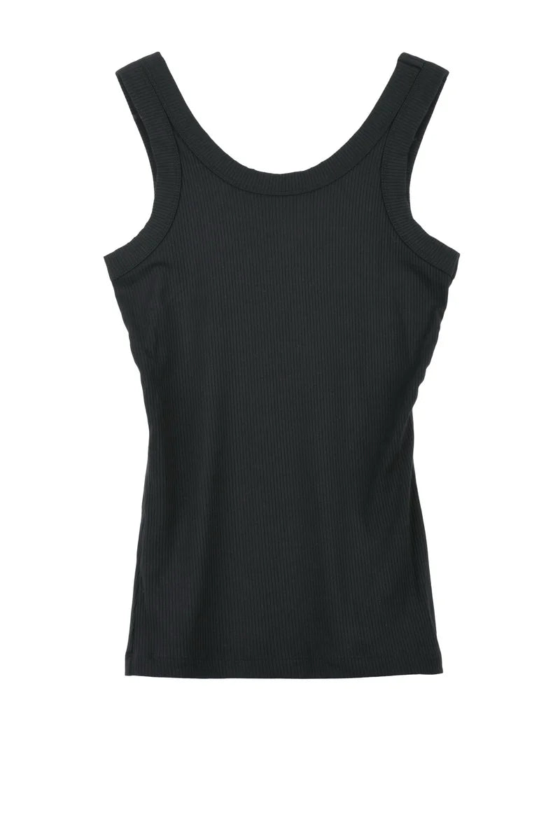 Calvin Klein Top Stretch in Modal - Nero