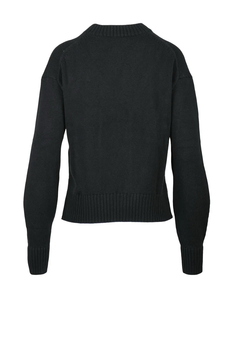 Calvin Klein Jeans Maglioncino in Cotone - Nero