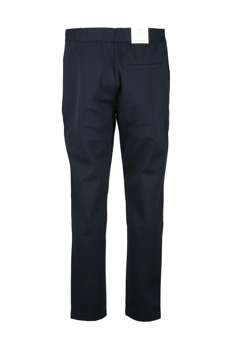 Calvin Klein Pantaloni Stretch - Blu