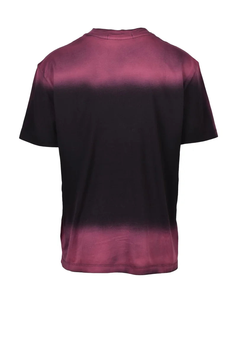 Calvin Klein Jeans T-shirt Bicolore - Nero/Fuxia
