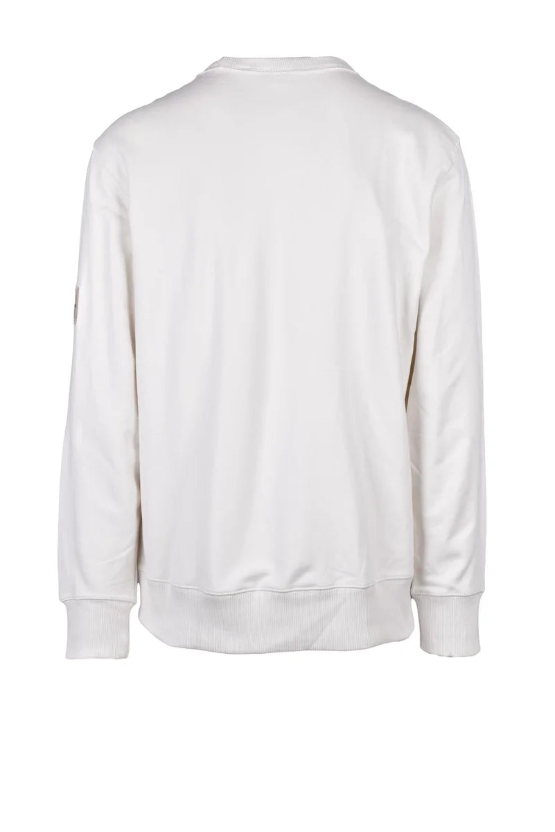 Calvin Klein Jeans Felpa Girocollo - Bianco