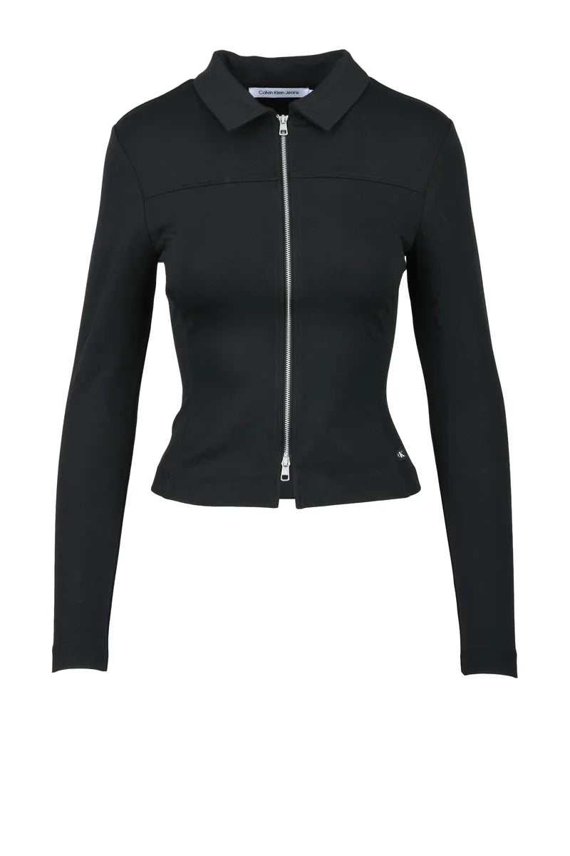 Calvin Klein Jeans Felpa Sottile - Nero