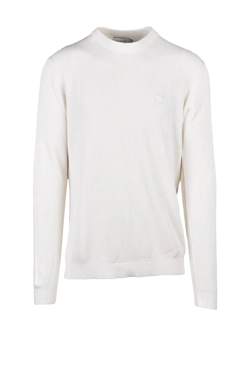 Calvin Klein Jeans Cotton Pullover - White