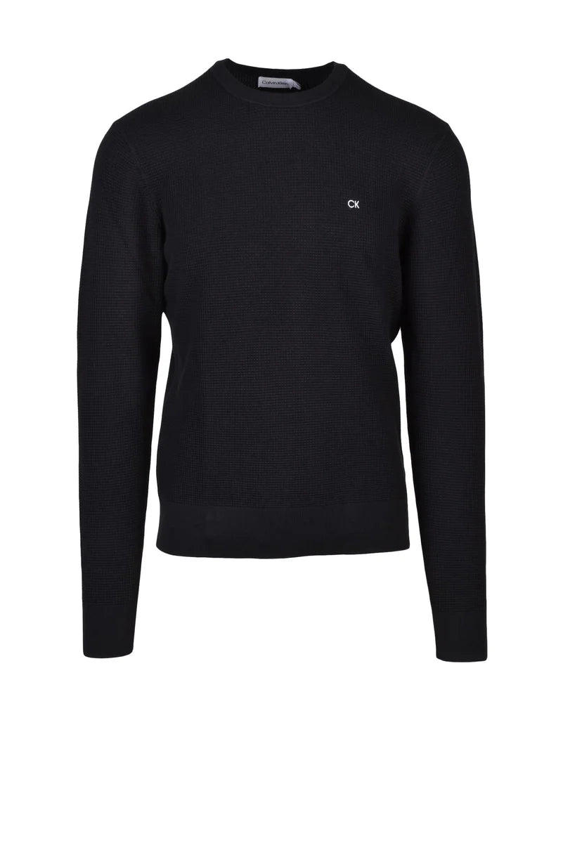 Calvin Klein Pullover Cotone - Nero