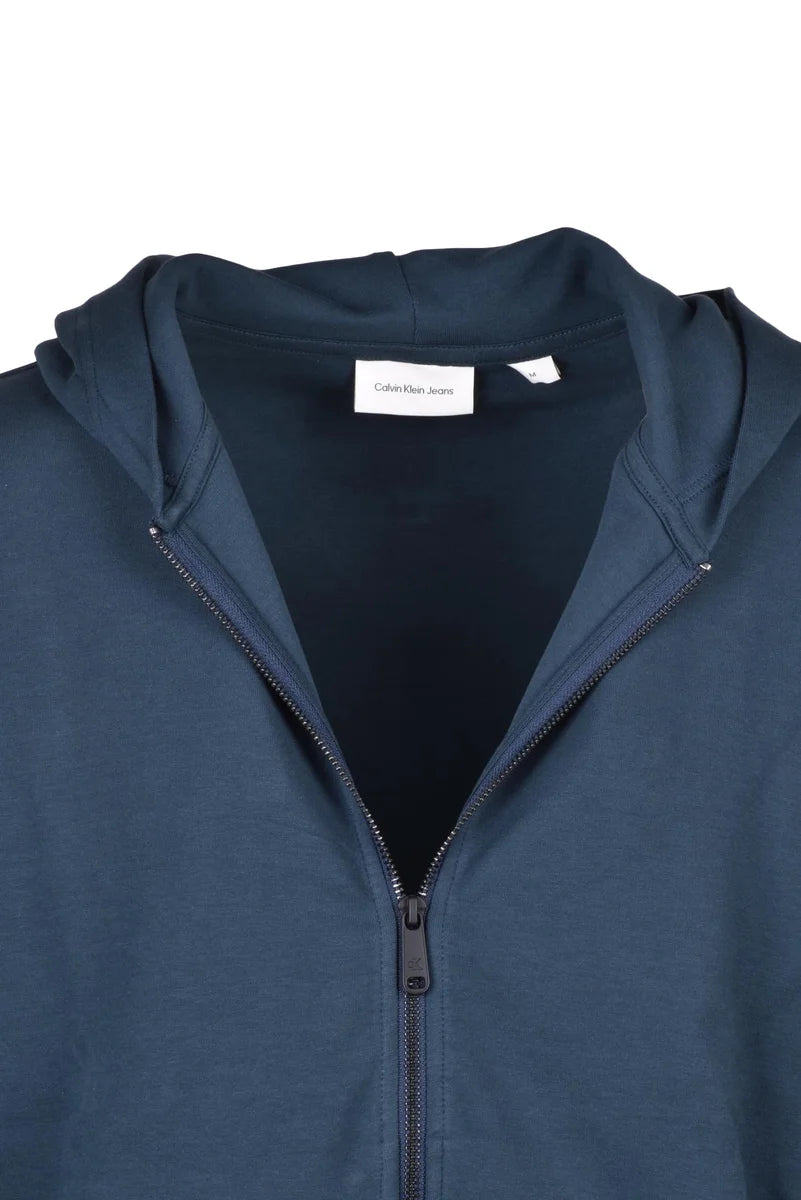 Calvin Klein Jeans Felpa Zip - Blu