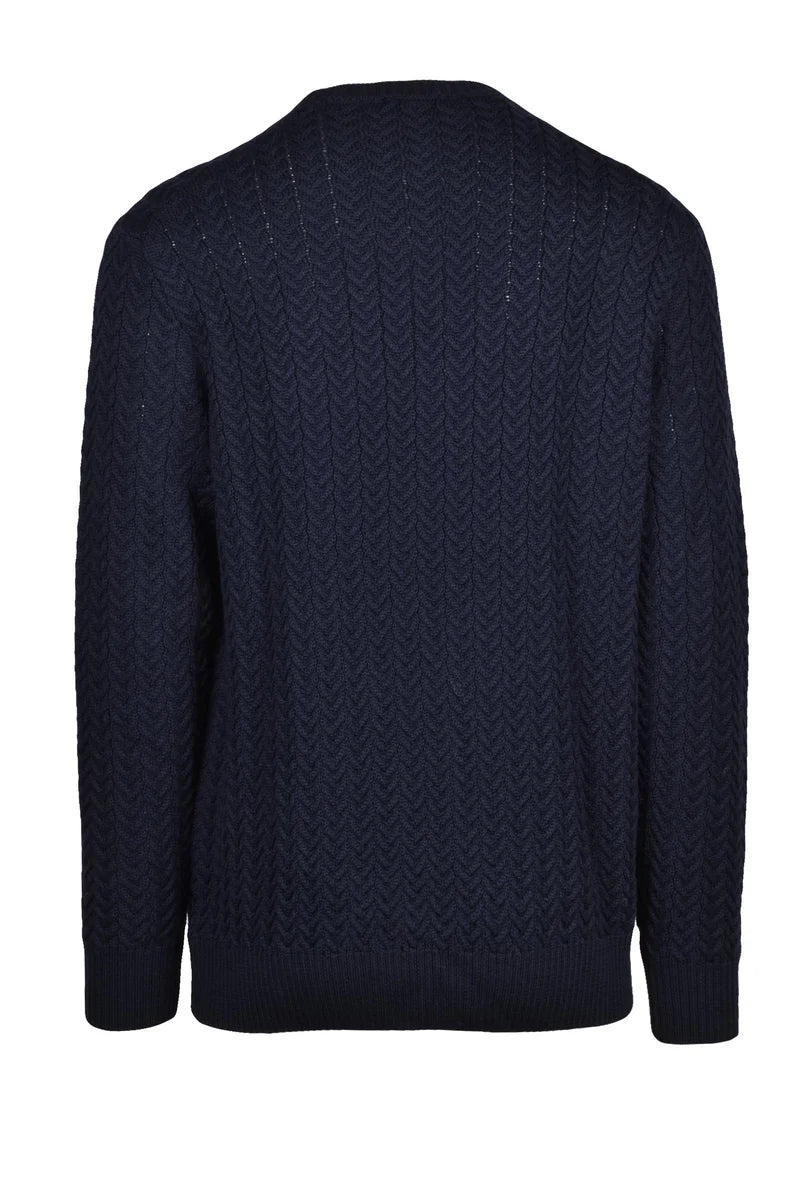 Zanone Maglione Girocollo Uomo - Blu