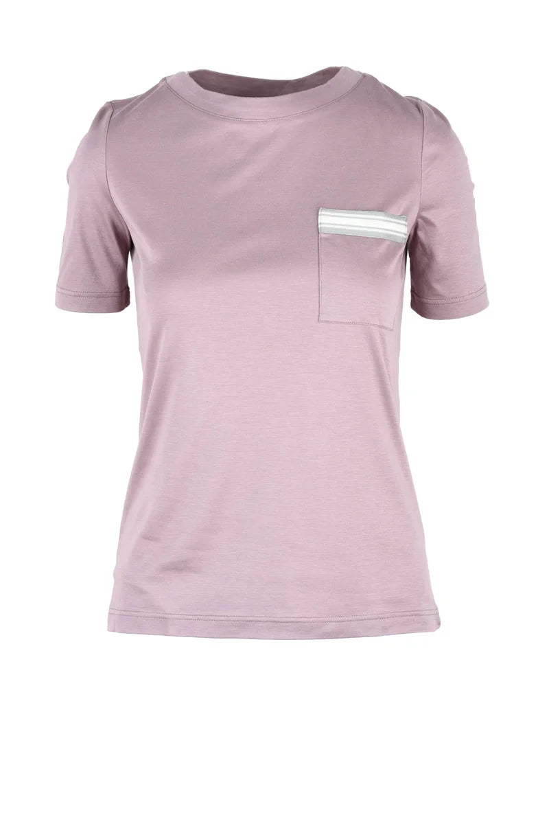 Eleventy T-shirt Lyocell Cotone - Lavanda