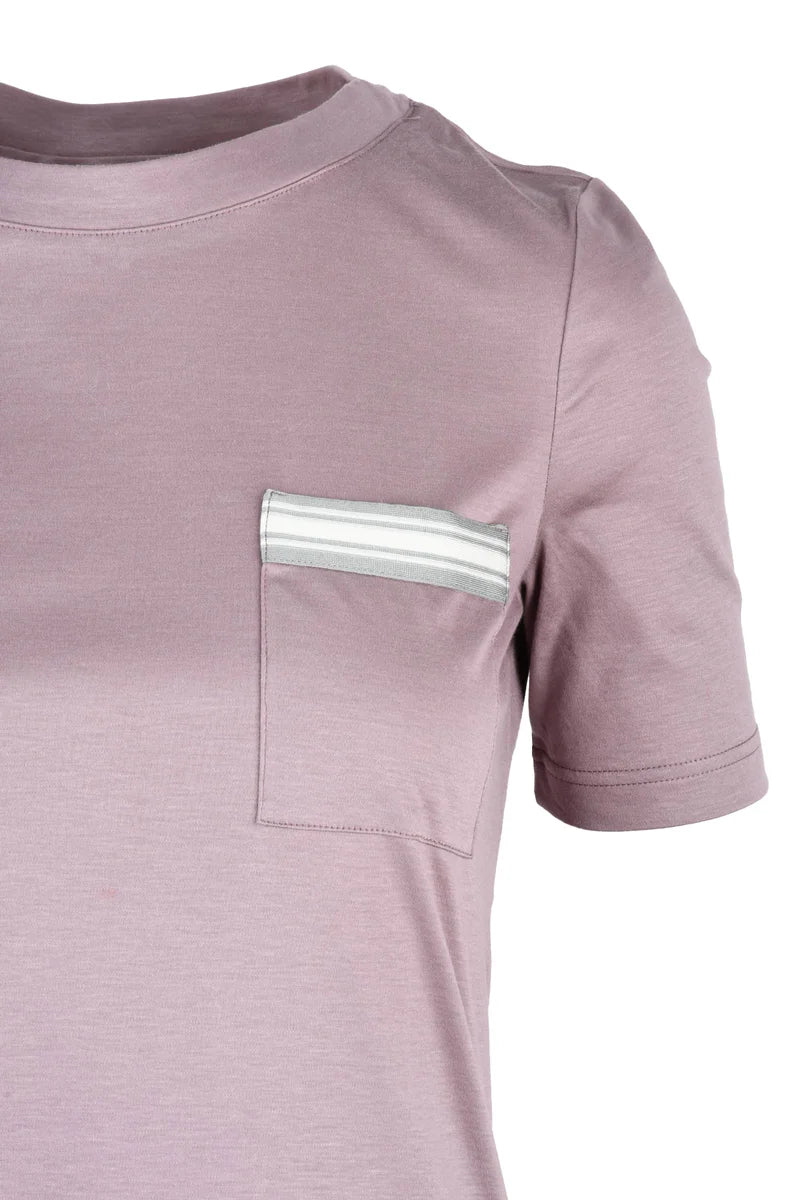Eleventy T-shirt Lyocell Cotone - Lavanda