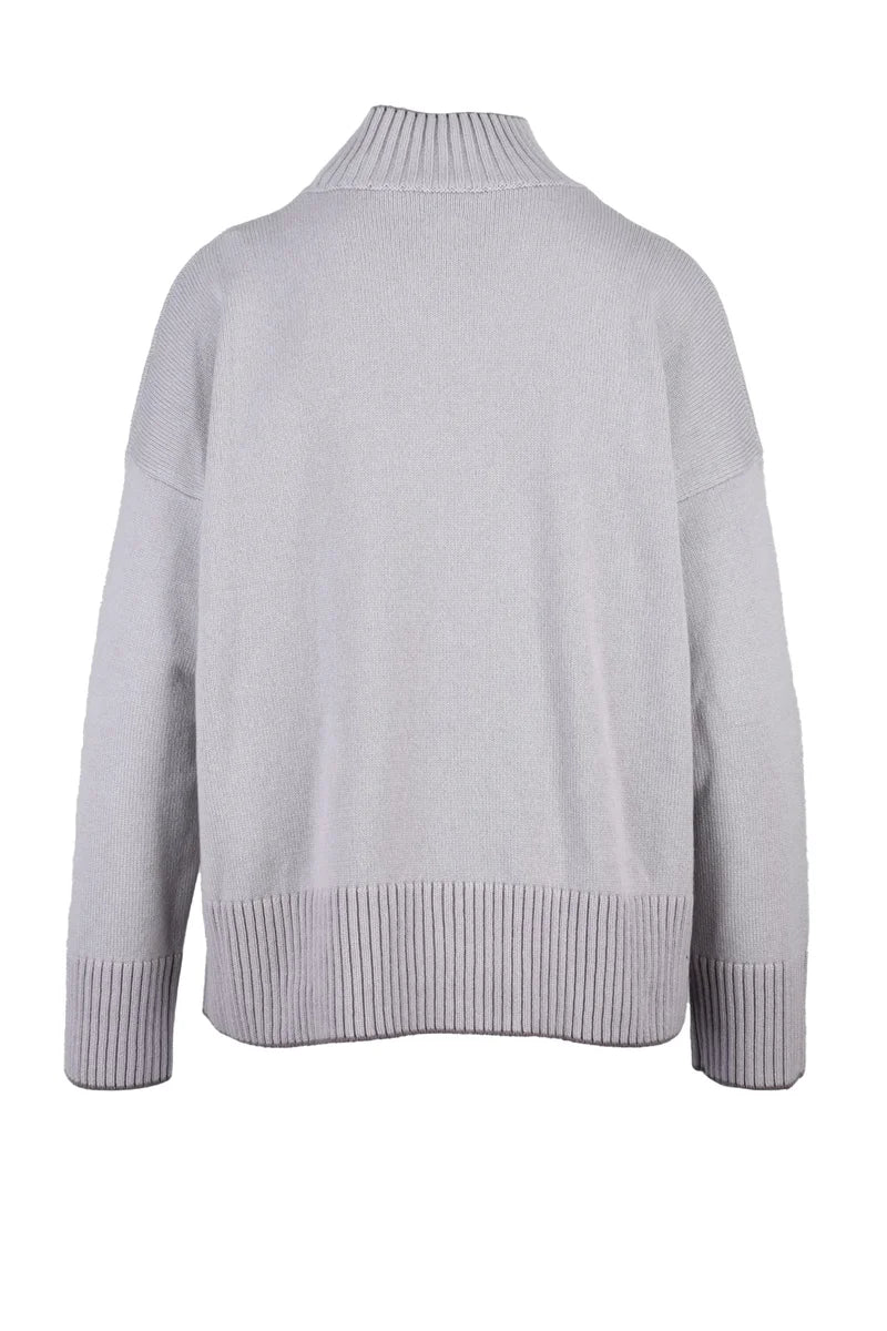 Eleventy Cashmere Turtleneck Sweater - Purple