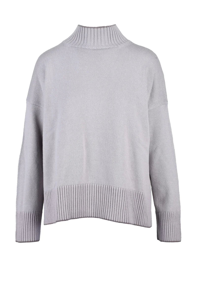 Eleventy Cashmere Turtleneck Sweater - Purple