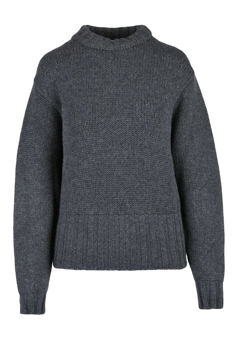 Alexander McQueen Crew Neck Sweater - Grey