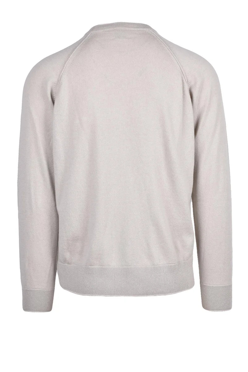 Eleventy Pullover Girocollo Cashmere - Beige