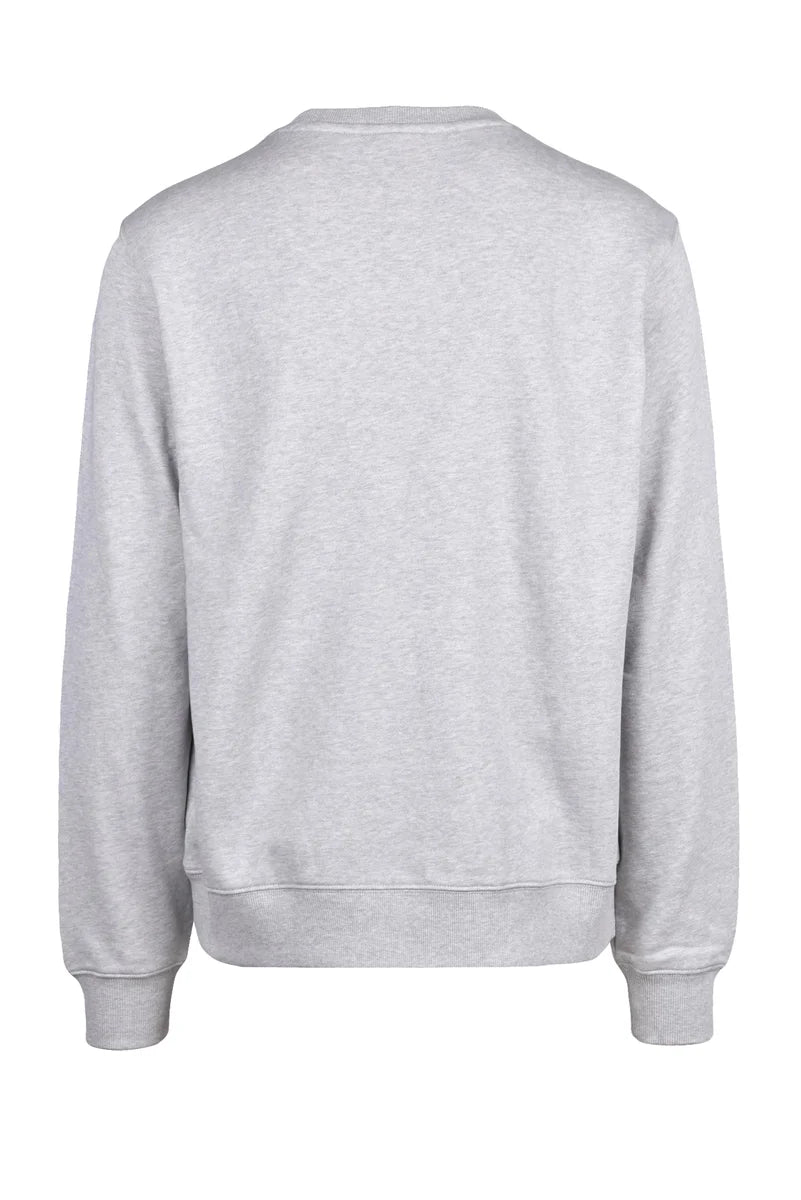 Sun68 Crewneck Sweatshirt Brushed Inside - Light Grey