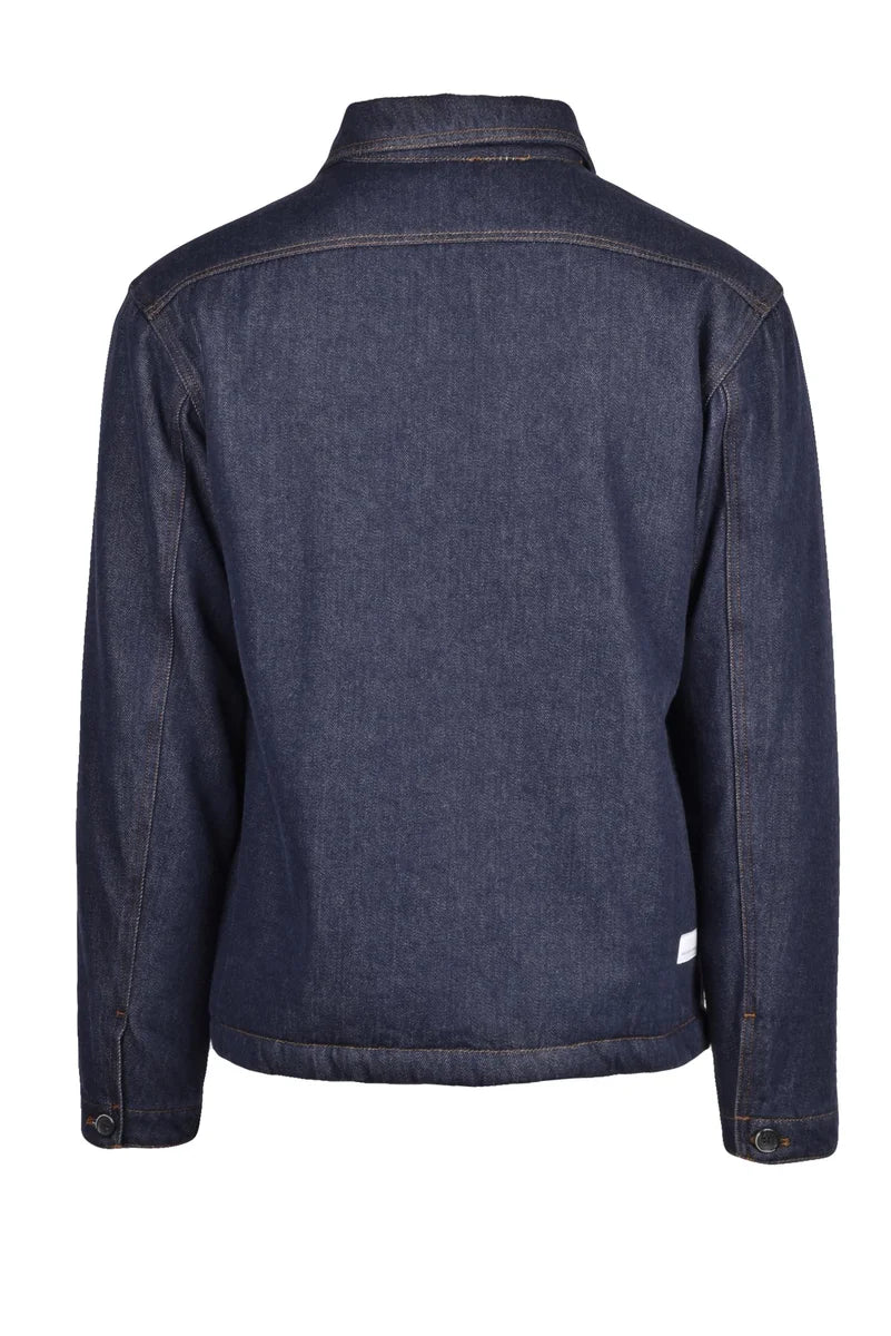 Nine:inthe:morning Giubbotto Denim Peluche - Blu