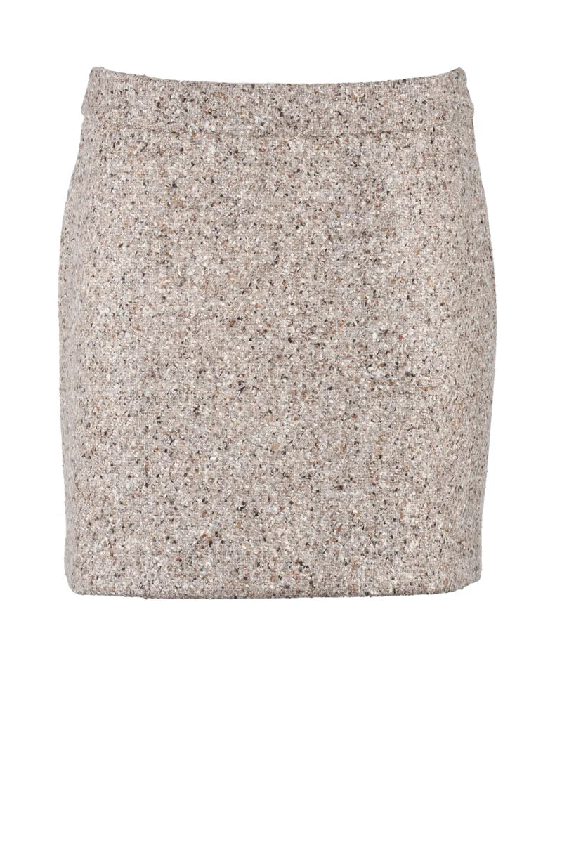 Roberto Collina Gonna Mini Svasata - Beige