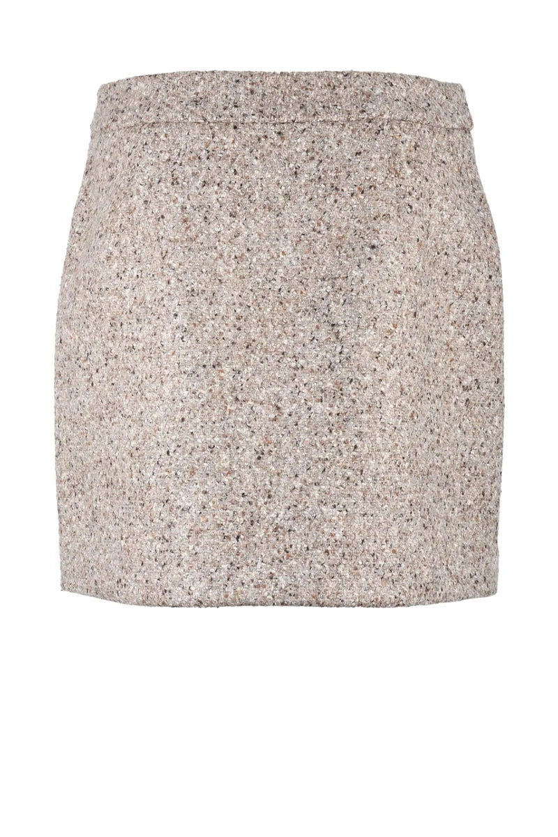 Roberto Collina Gonna Mini Svasata - Beige