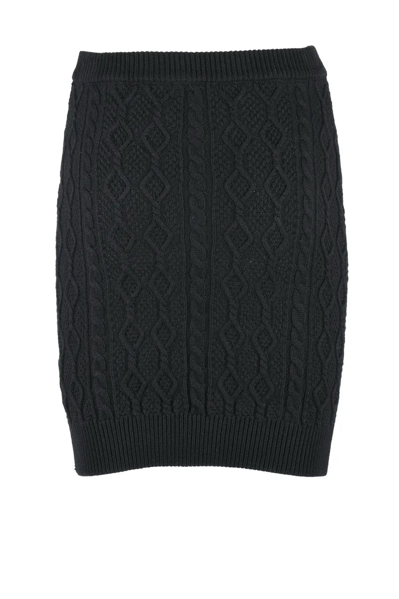 Guess Mini Gonna Tricot - Nero