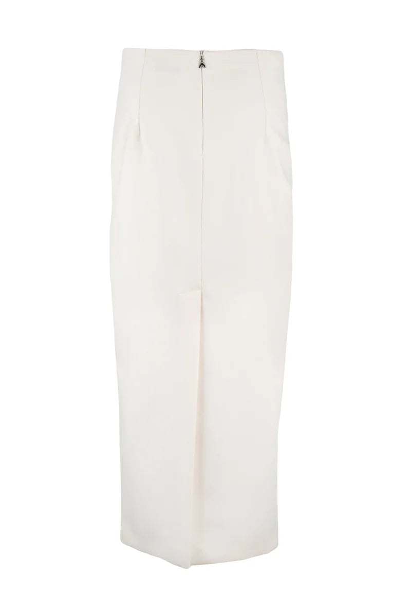 Patrizia Pepe Gonna Longuette Tubino - Bianco