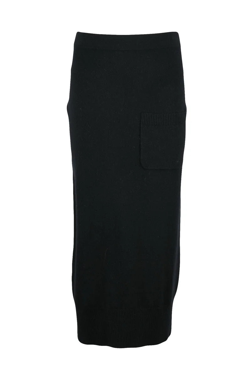 Quilisia Gonna Maglia - Nero