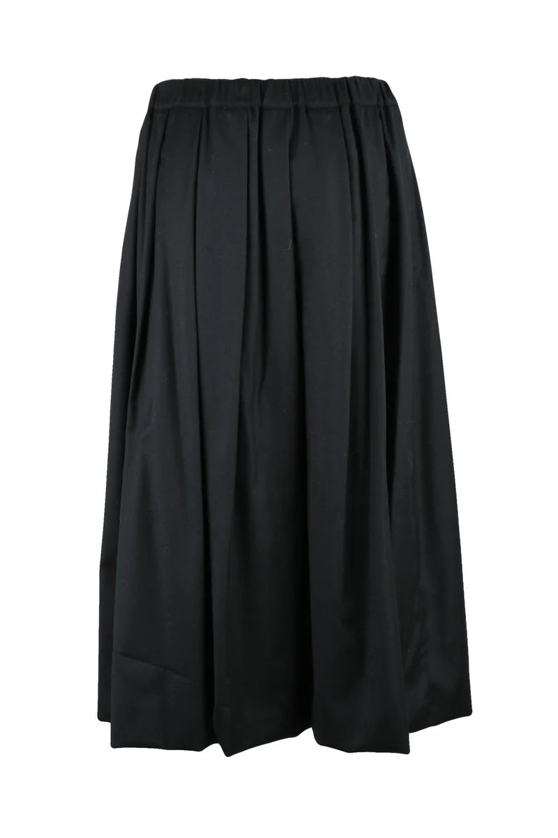 Fabiana Filippi Gonna Lunga Pieghe - Nero